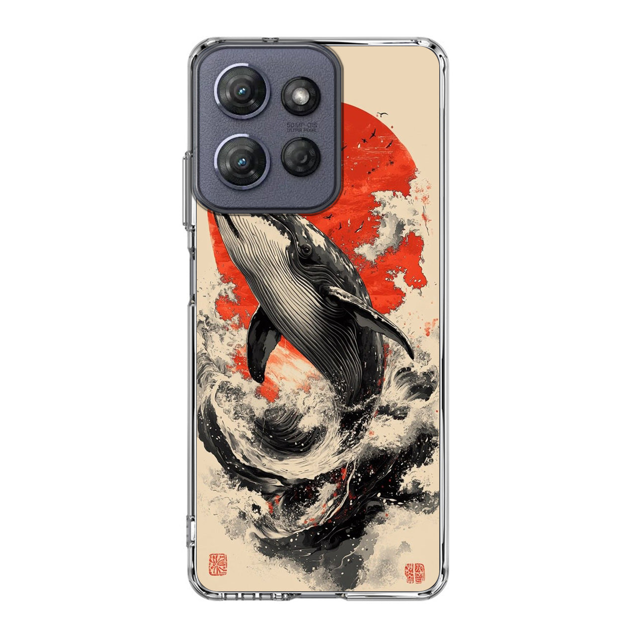 The Whale Rises Motorola Moto G Power 2025 Case