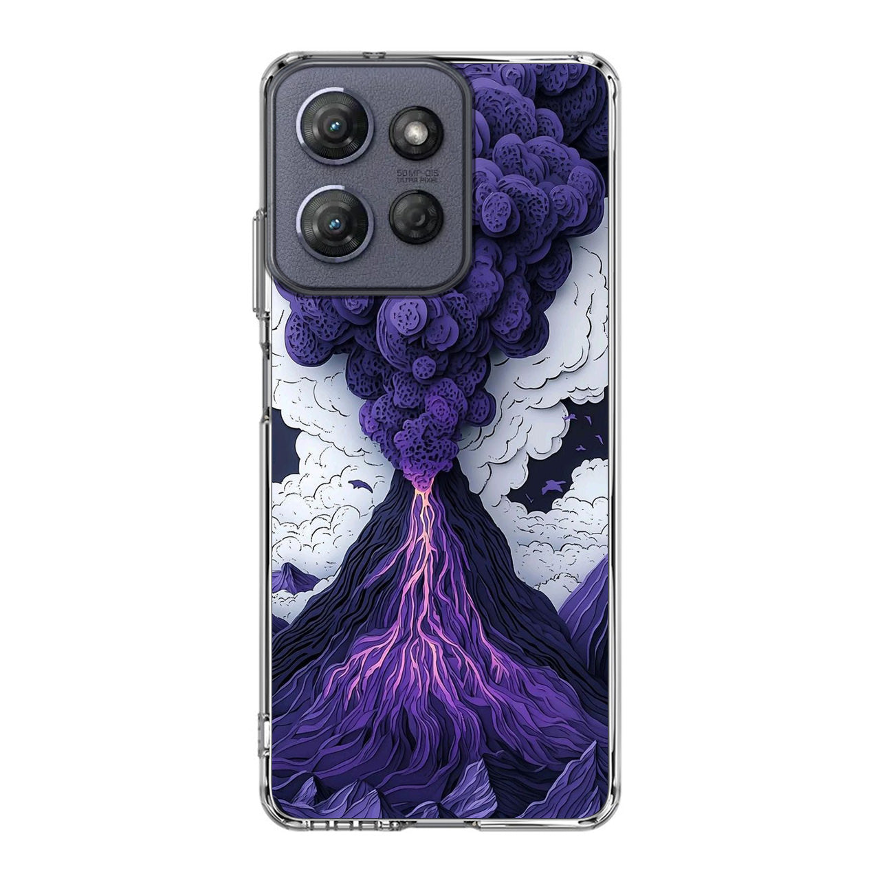 Violet Fury The Awakening Volcano Motorola Moto G Power 2025 Case