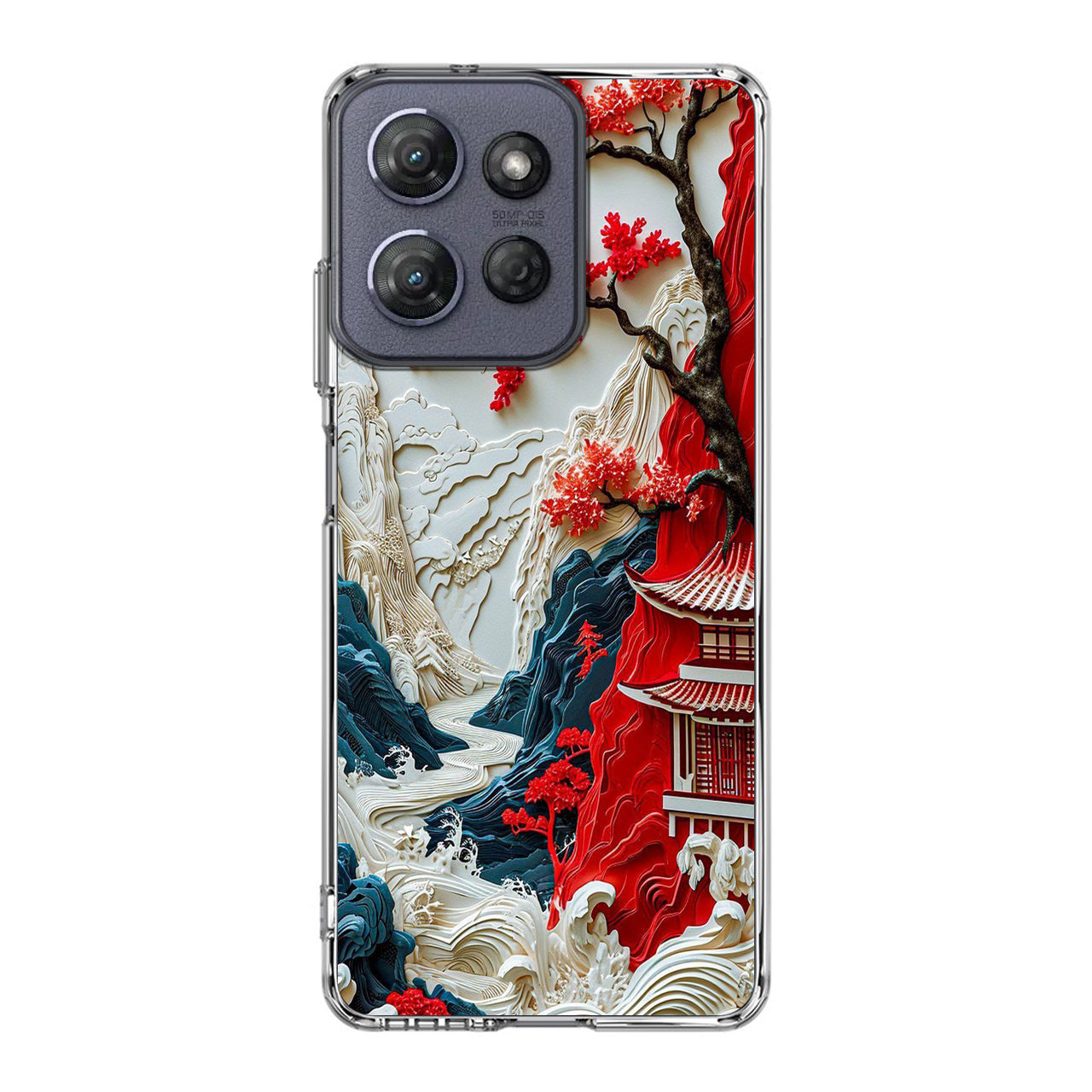 Whispers of the Crimson Zen Motorola Moto G Power 2025 Case