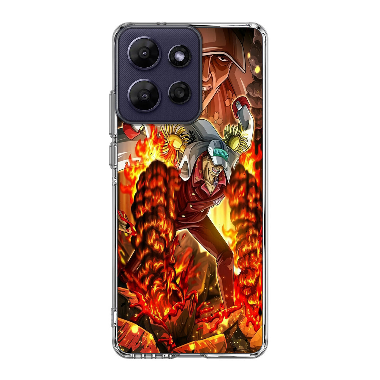 Akainu Exploding Volcano Motorola Moto G Power 2026 Case
