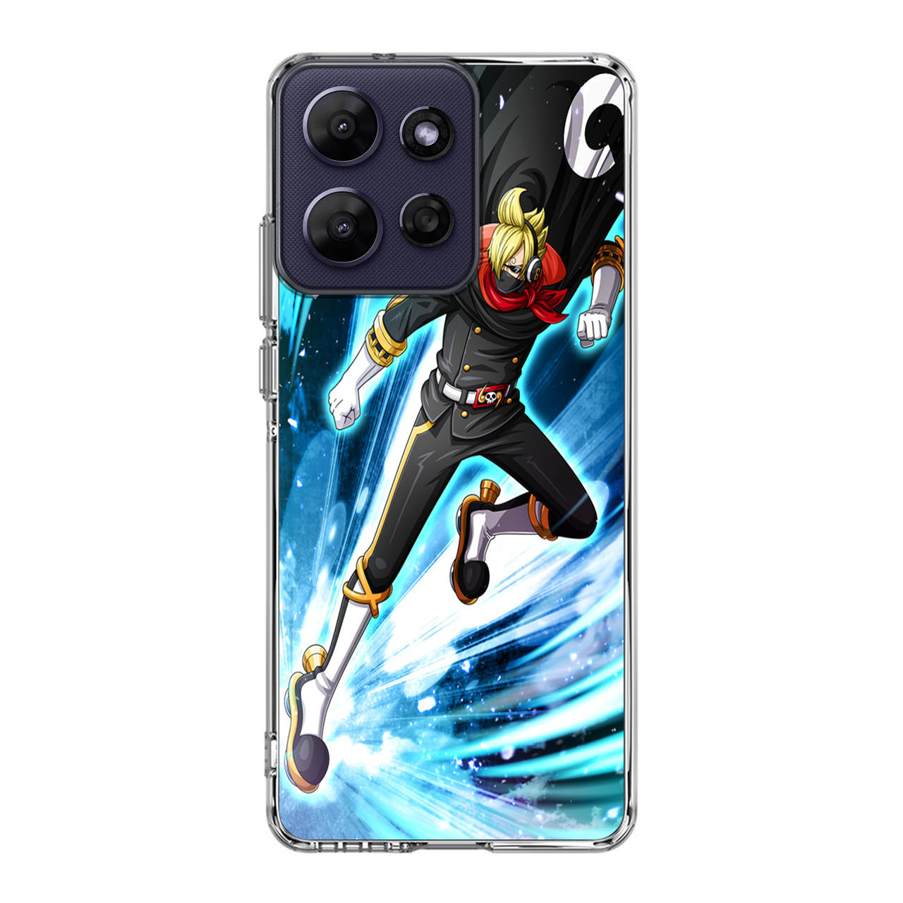 Stealth Black Vinsmoke Sanji Motorola Moto G Power 2026 Case