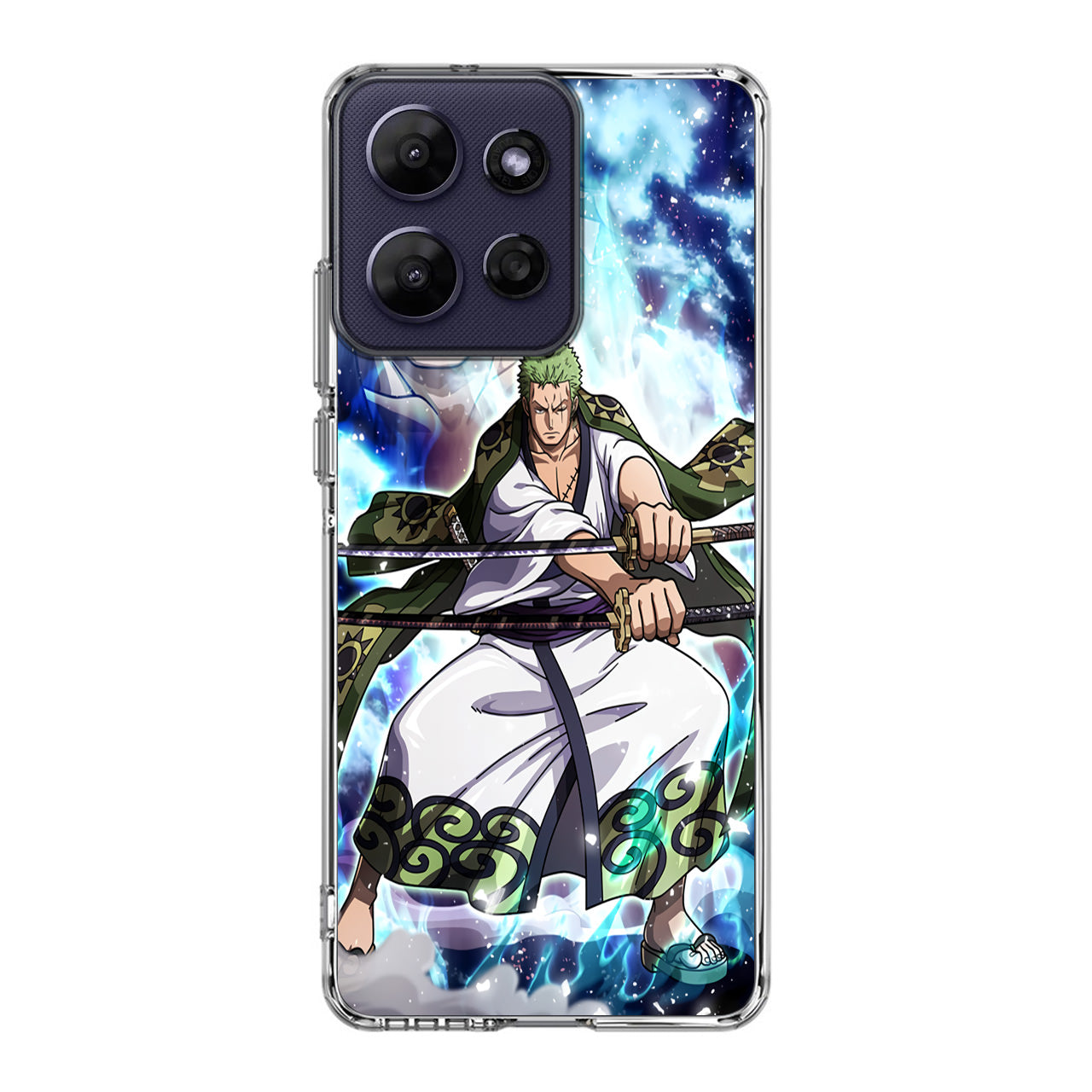 Zoro Two-Sword Style Arc Wano Motorola Moto G Power 2026 Case