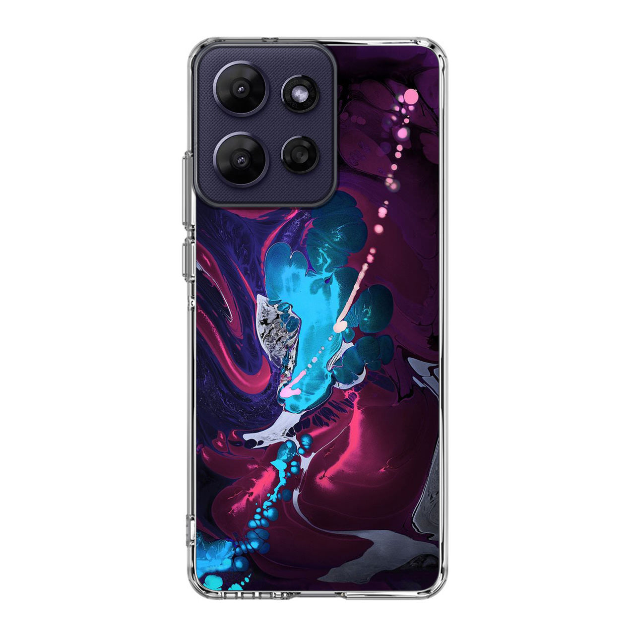 Abstract Purple Blue Art Motorola Moto G Power 2026 Case
