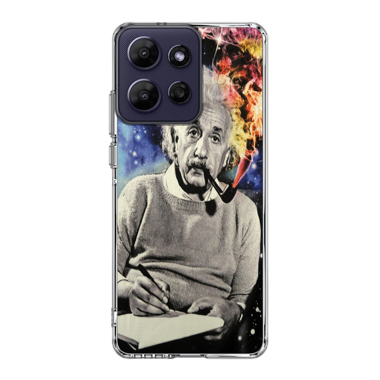 Albert Einstein Smoking Motorola Moto G Power 2026 Case