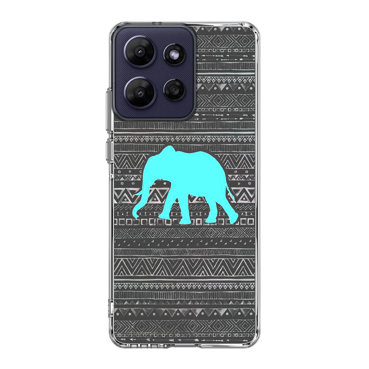 Aztec Elephant Turquoise Motorola Moto G Power 2026 Case