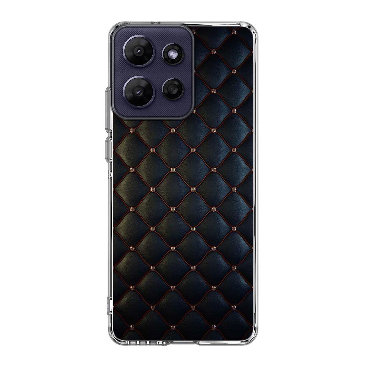 Black Royal Pattern Motorola Moto G Power 2026 Case