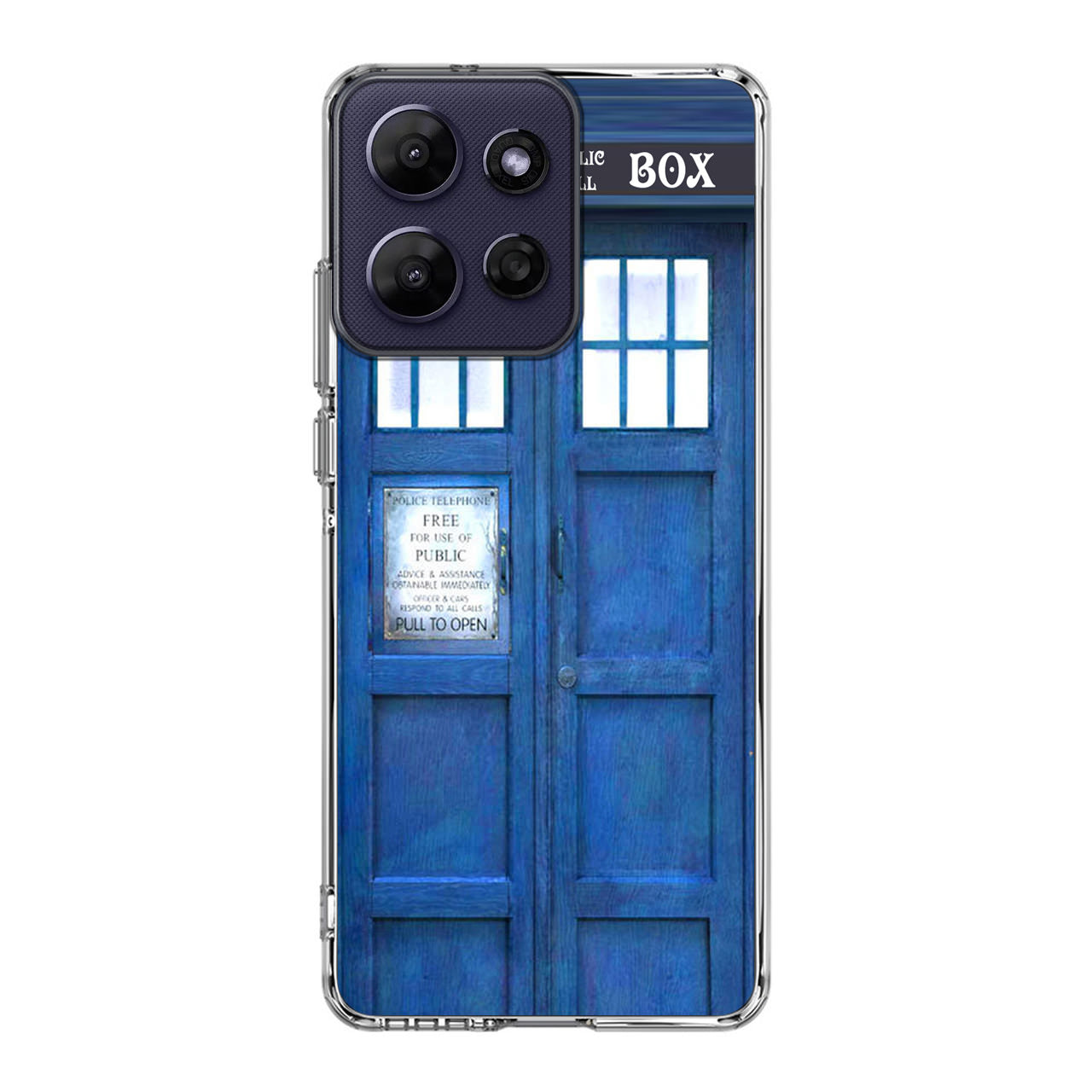 Blue Police Call Box Motorola Moto G Power 2026 Case