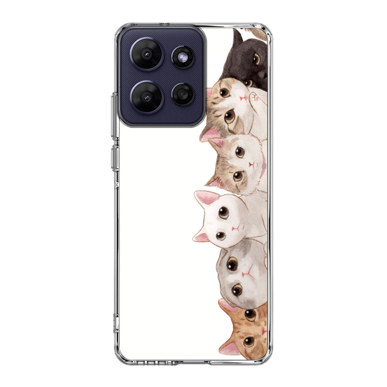Cute Cats Vertical Motorola Moto G Power 2026 Case