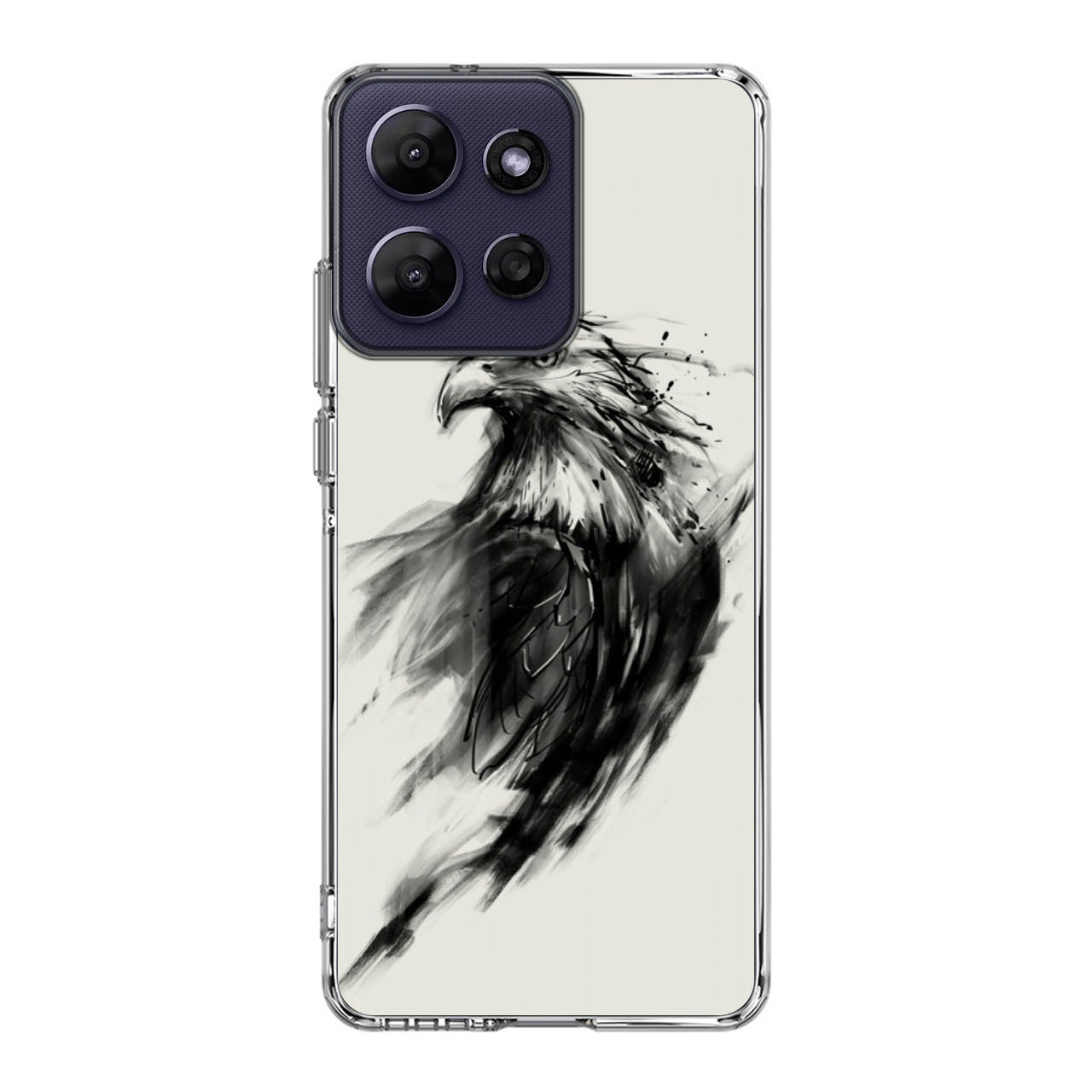 Eagle Art Black Ink Motorola Moto G Power 2026 Case
