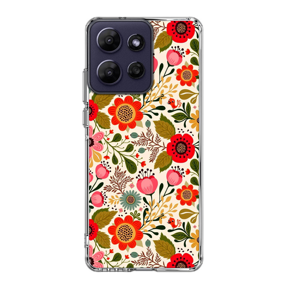 Hello Spring Pattern Motorola Moto G Power 2026 Case