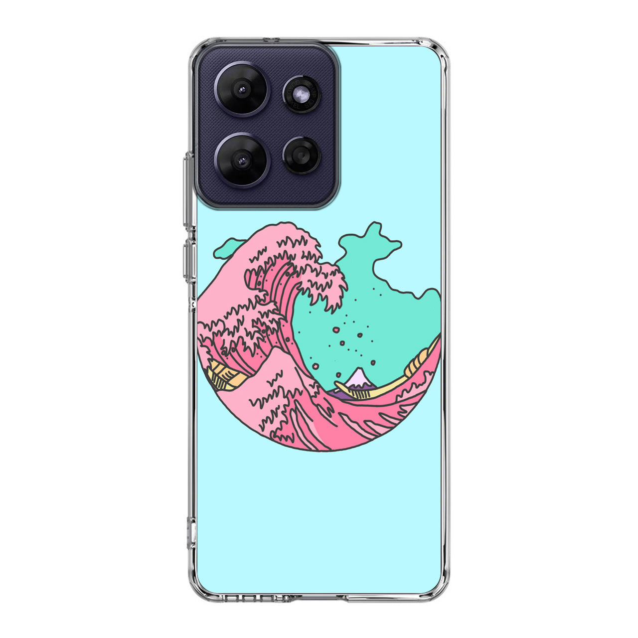 Japanese Pastel Wave Motorola Moto G Power 2026 Case