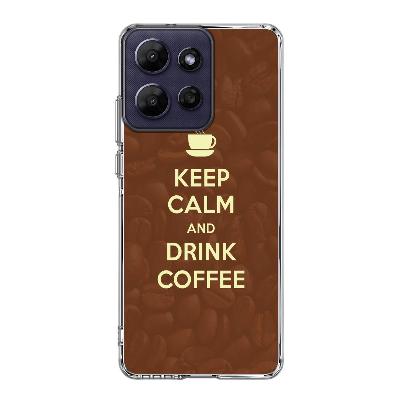 Keep Calm and Drink Coffee Motorola Moto G Power 2026 Case