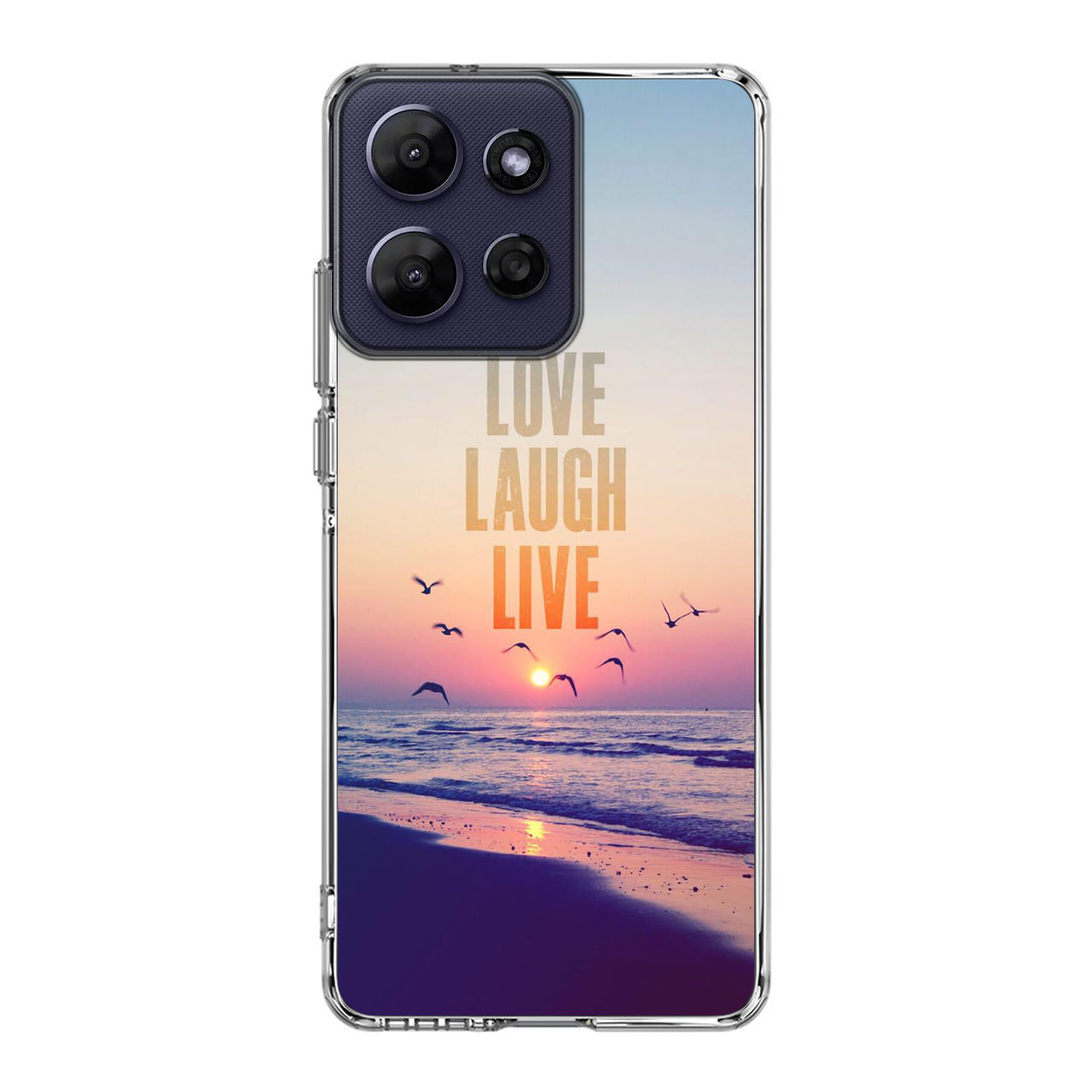 Love Laugh Live Motorola Moto G Power 2026 Case