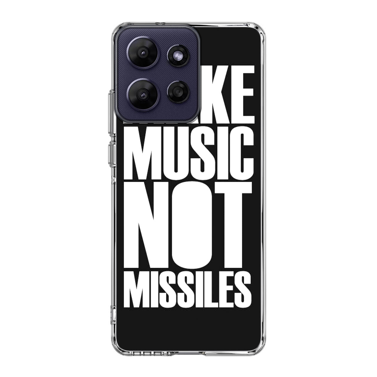 Make Music Not Missiles Motorola Moto G Power 2026 Case