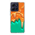 Orange Paint Dripping Motorola Moto G Power 2026 Case