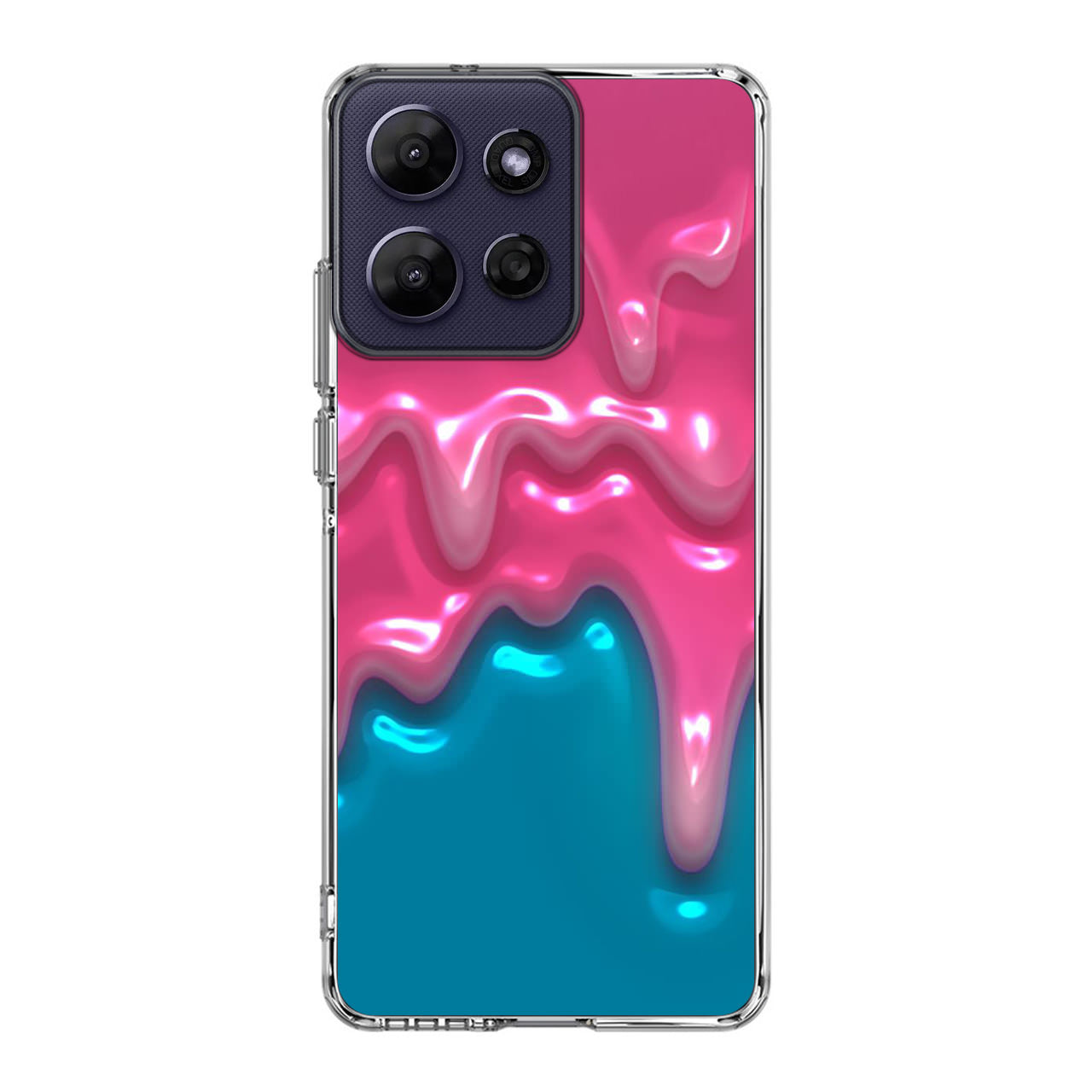 Pink Paint Dripping Motorola Moto G Power 2026 Case