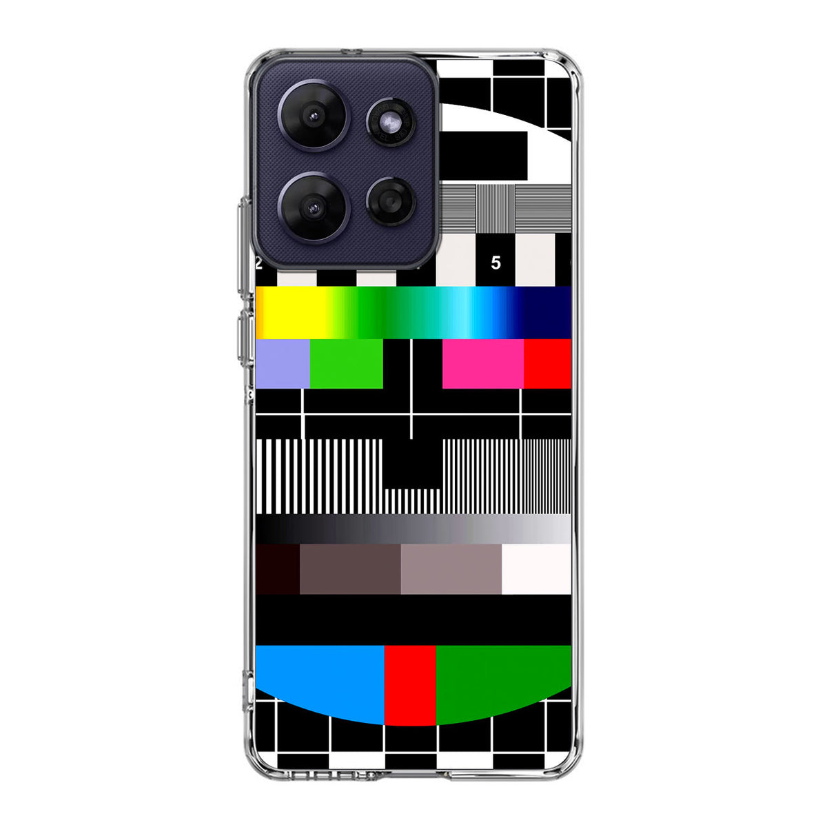 Scheme Pause TV Colorful Mesh Motorola Moto G Power 2026 Case