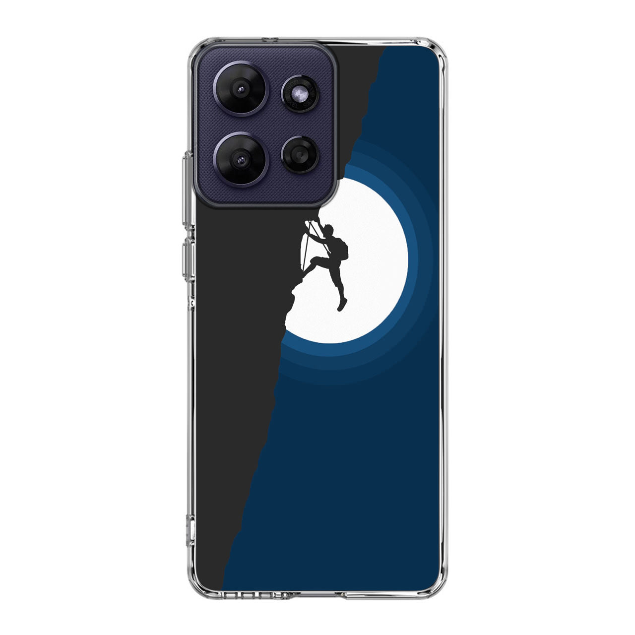 Silhouette of Climbers Motorola Moto G Power 2026 Case
