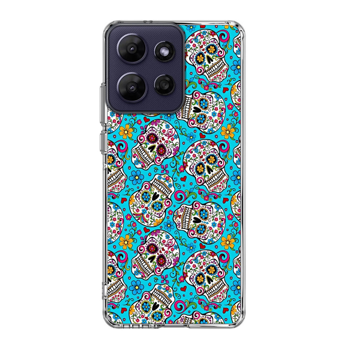 Skull Floral Sugar Motorola Moto G Power 2026 Case