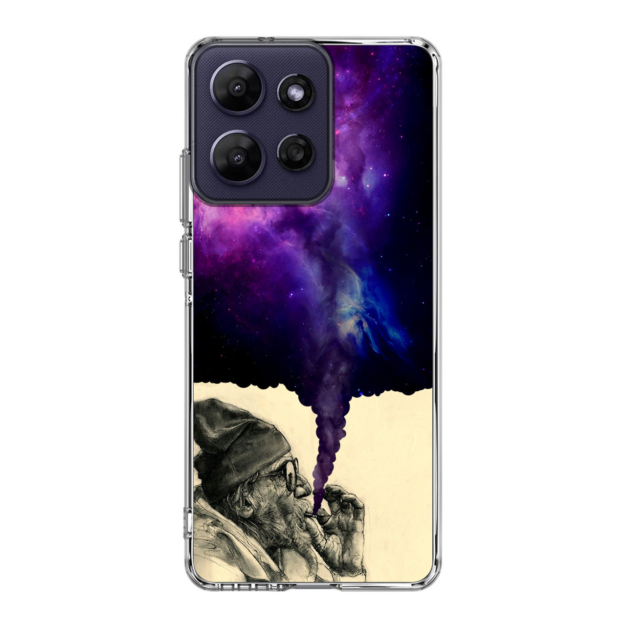 Smoking Galaxy Motorola Moto G Power 2026 Case
