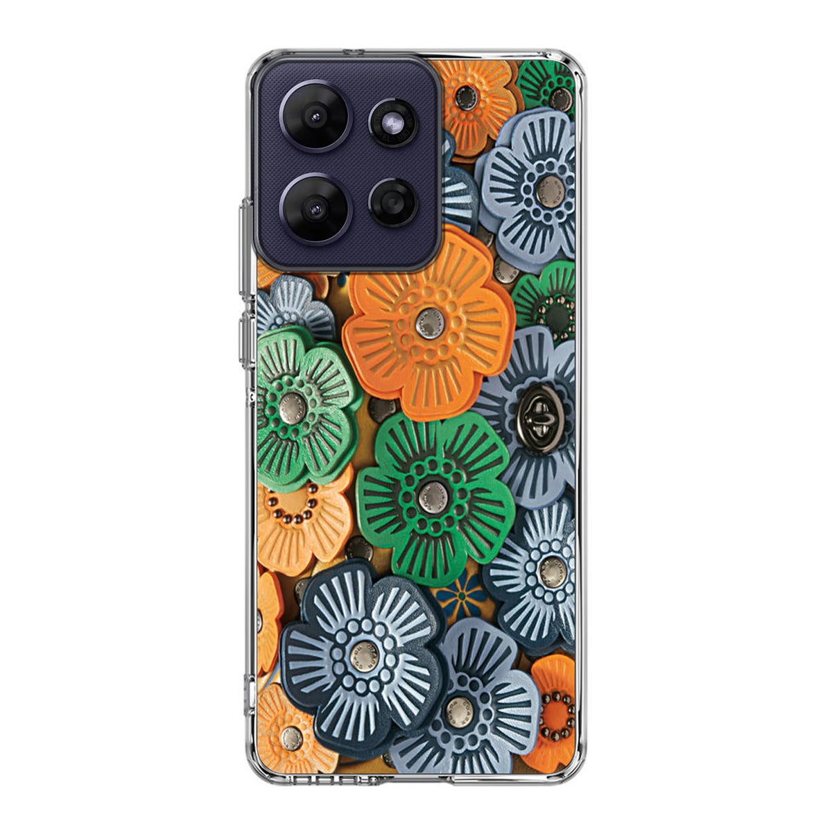 Tea Rose Applique Motorola Moto G Power 2026 Case