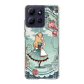 Alice And Cheshire Cat Poster Motorola Moto G Power 2026 Case