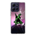 Creeper Glass Broken Violet Motorola Moto G Power 2026 Case
