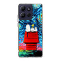 Dog Lying Under Starry Night Van Gogh Motorola Moto G Power 2026 Case
