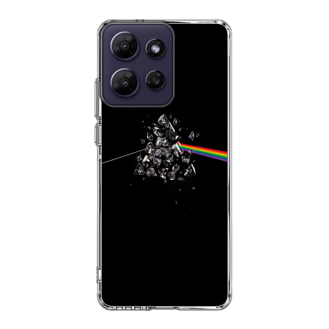 Glass Broken Light Refraction Motorola Moto G Power 2026 Case