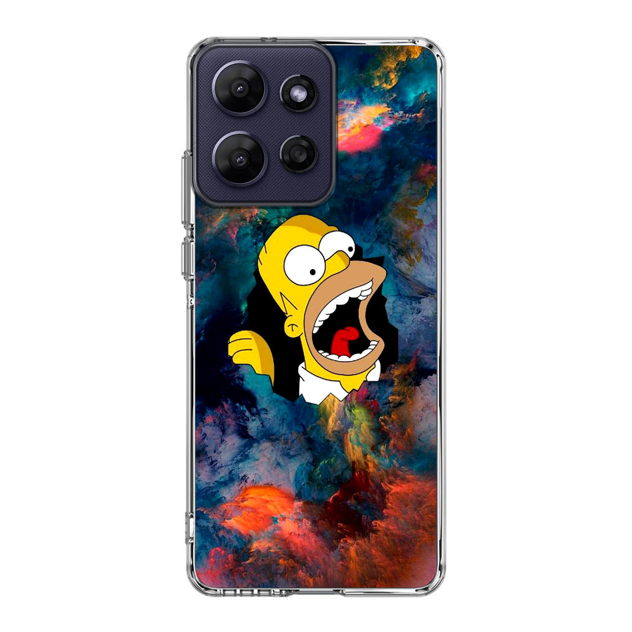 Homer Behind The Black Hole Motorola Moto G Power 2026 Case