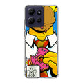 Homer Eats Donut Motorola Moto G Power 2026 Case