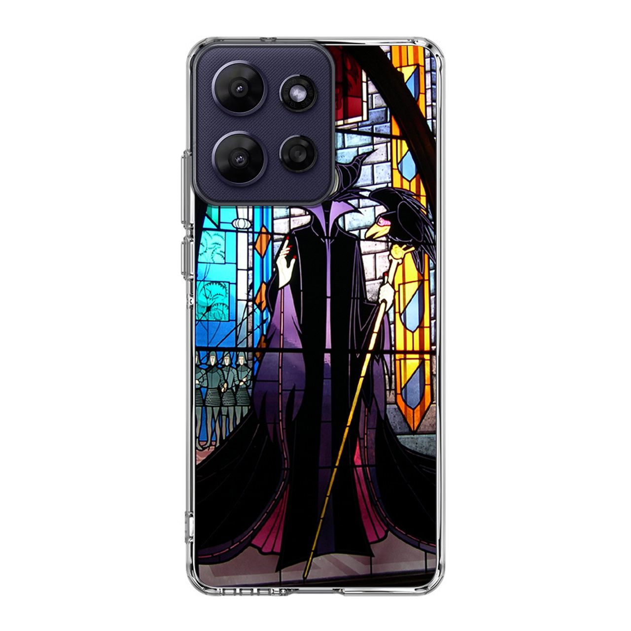 Maleficent Sleeping Beauty Glass Art Motorola Moto G Power 2026 Case
