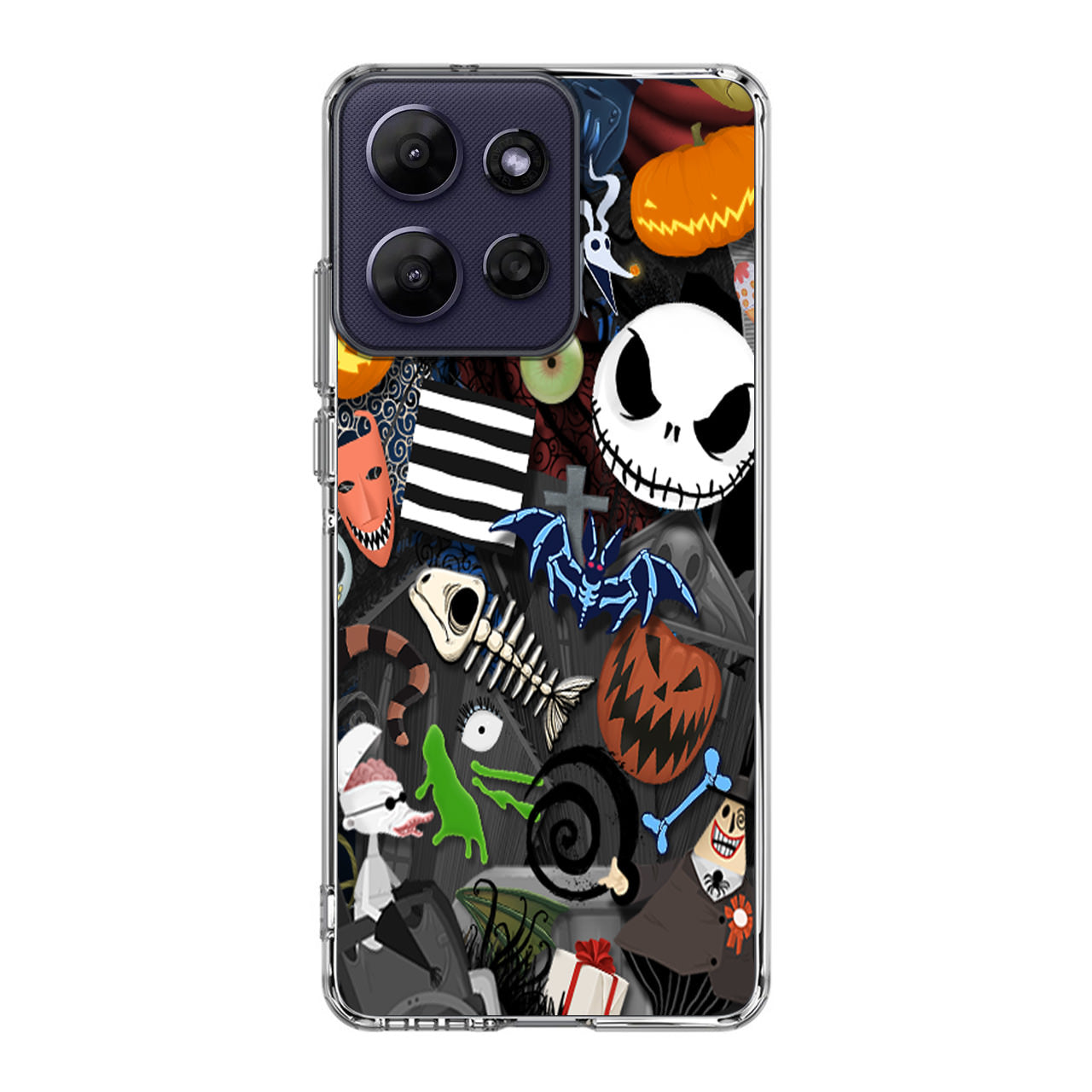 Nightmare Before Chrismast Collage Motorola Moto G Power 2026 Case