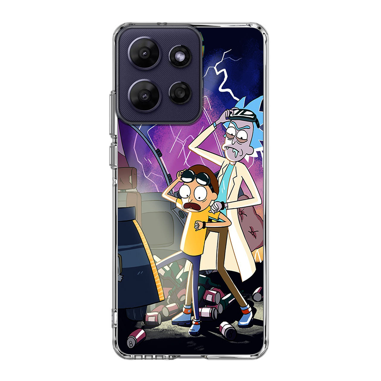 Rick And Morty Back To The Future Motorola Moto G Power 2026 Case