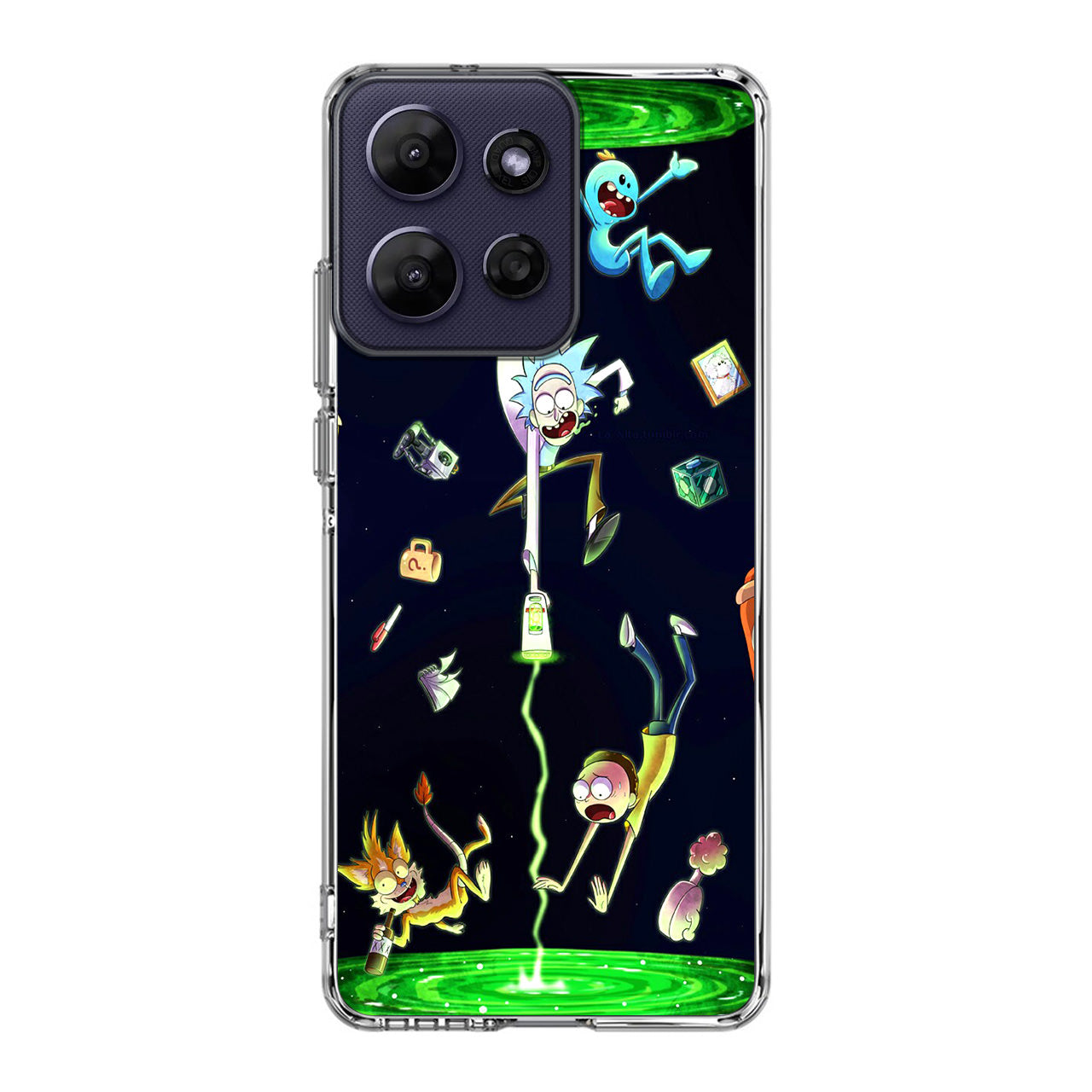 Rick And Morty Portal Fall Motorola Moto G Power 2026 Case