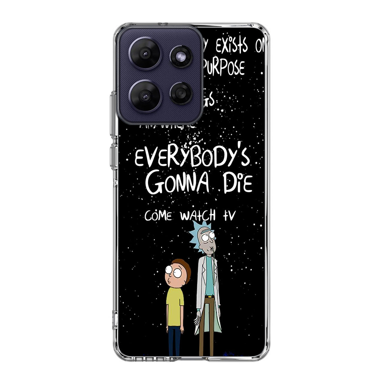 Rick And Morty Quotes Motorola Moto G Power 2026 Case