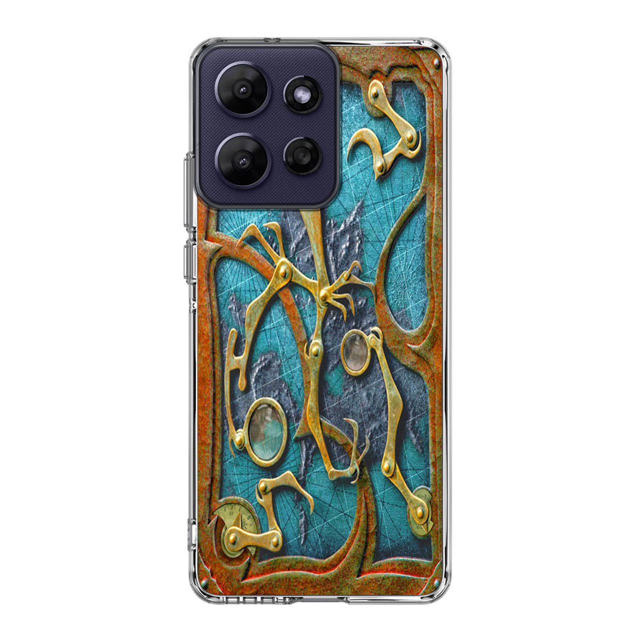 Steampunk Book Cover Motorola Moto G Power 2026 Case