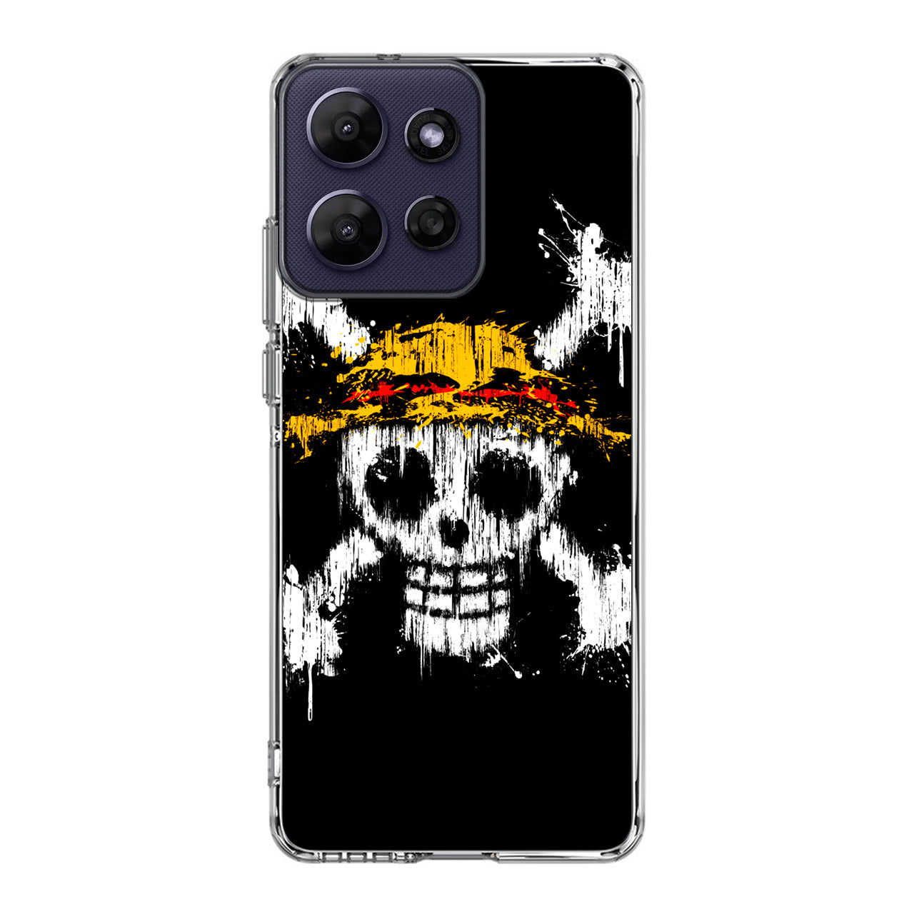 Straw Hat Pirate Logo Paint Motorola Moto G Power 2026 Case