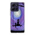 Girl Cat and Moon Motorola Moto G Power 2026 Case