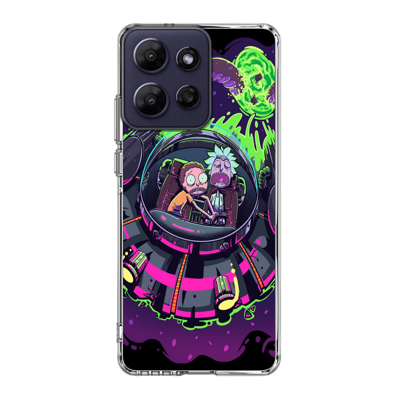 Rick And Morty Spaceship Motorola Moto G Power 2026 Case