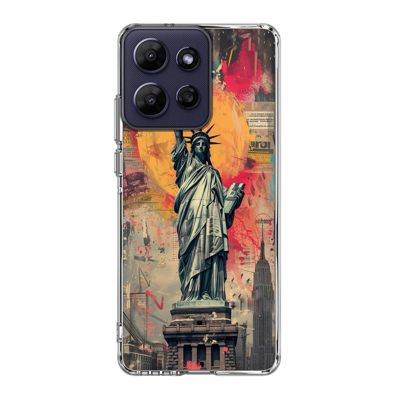 Canvas Art Statue of Liberty Motorola Moto G Power 2026 Case