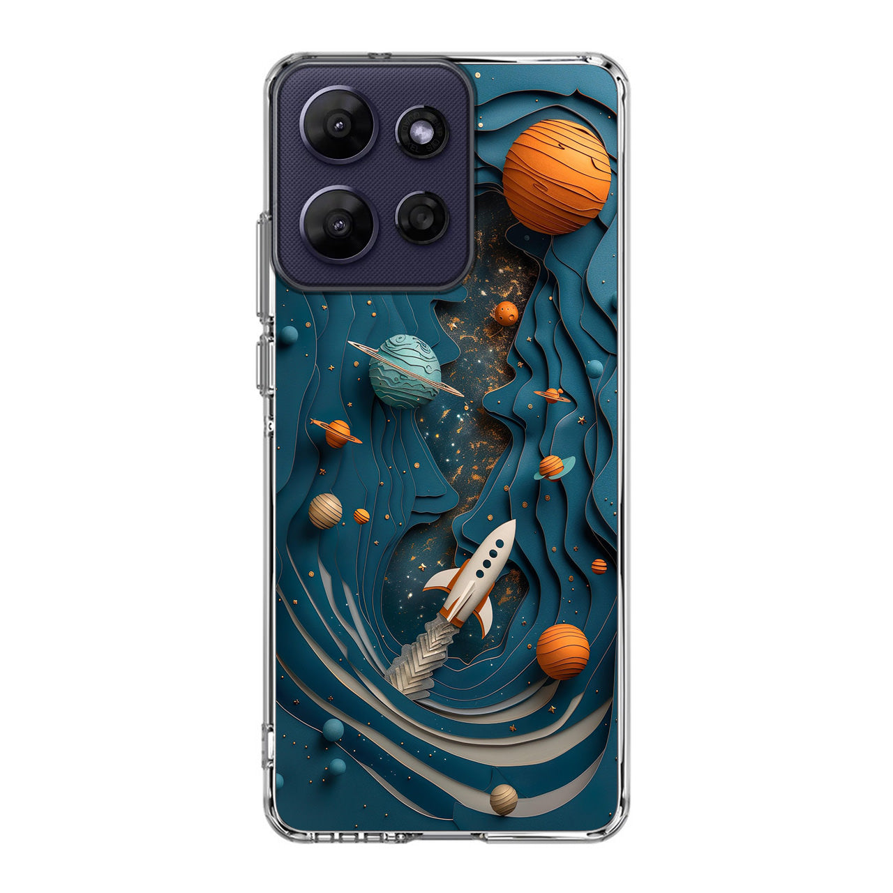 Cardboard Cosmos Motorola Moto G Power 2026 Case