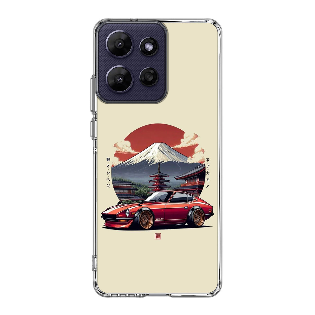 Fuji Fastback Racing the Rising Sun Motorola Moto G Power 2026 Case