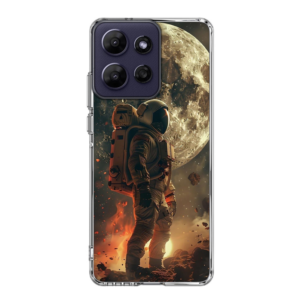 Lunar Sentinel Guardian of the Void Motorola Moto G Power 2026 Case