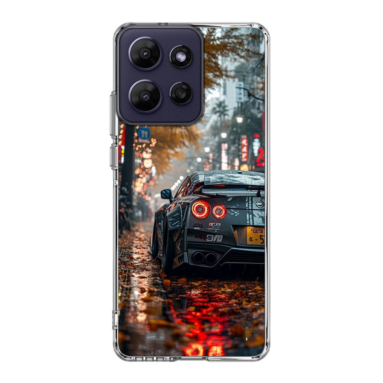 Neon Drift Autumn Streets Motorola Moto G Power 2026 Case