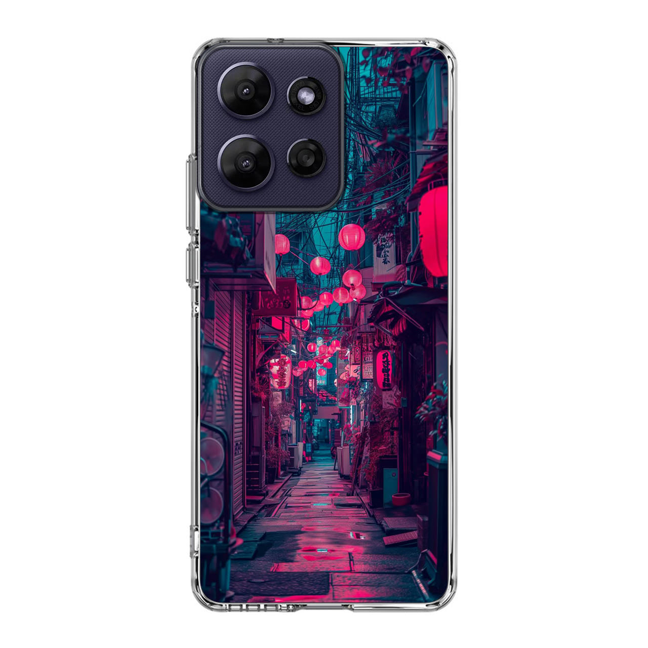 Neon Veins of the Night Market Motorola Moto G Power 2026 Case