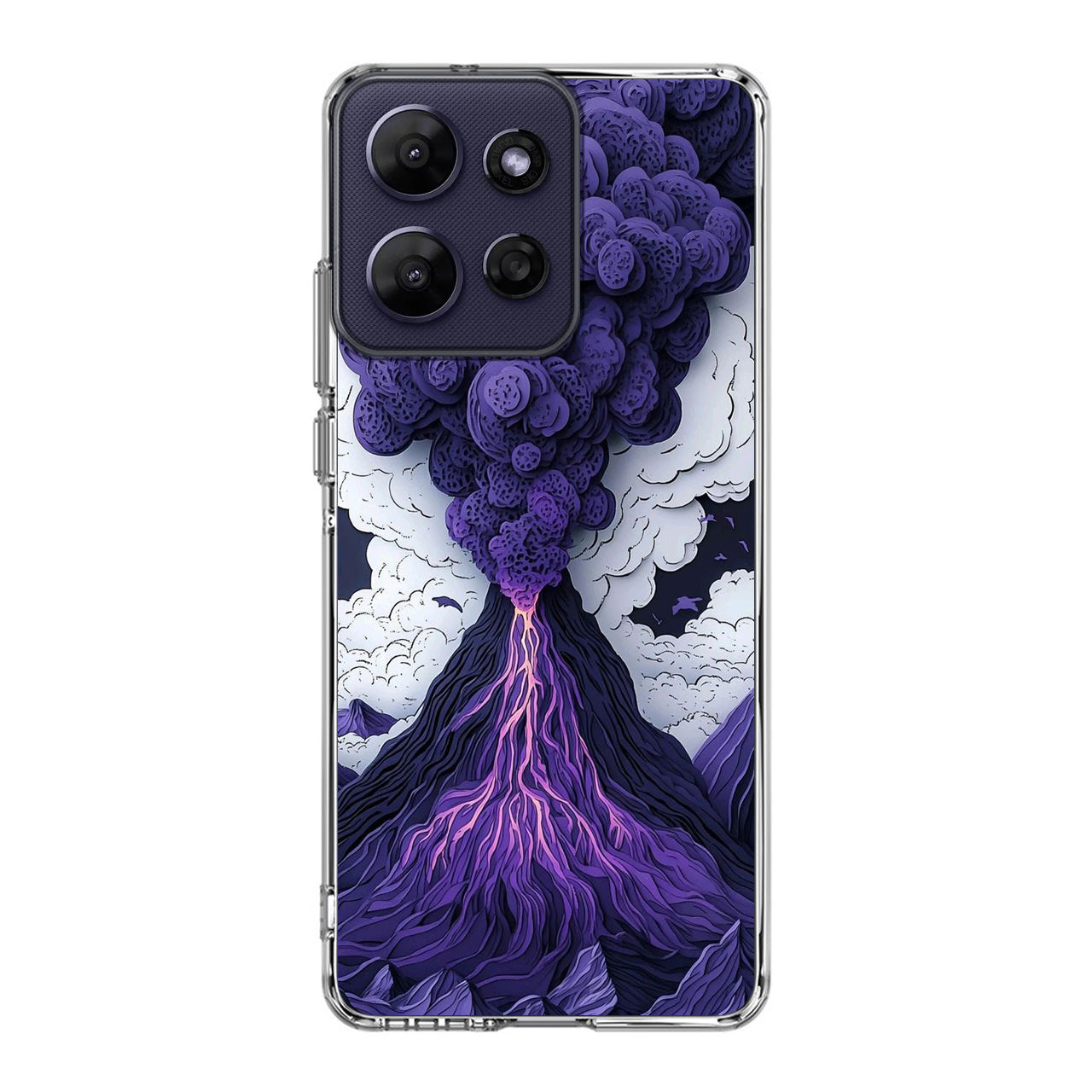 Violet Fury The Awakening Volcano Motorola Moto G Power 2026 Case