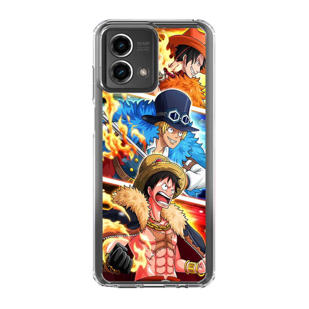 Ace Sabo Luffy Motorola Moto G Stylus 5G 2023 Case