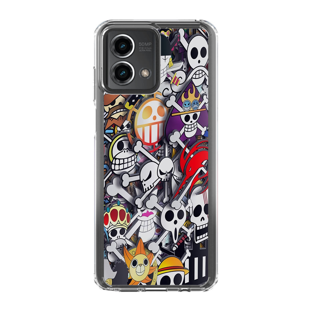 All Pirate Symbols One Piece Motorola Moto G Stylus 5G 2023 Case