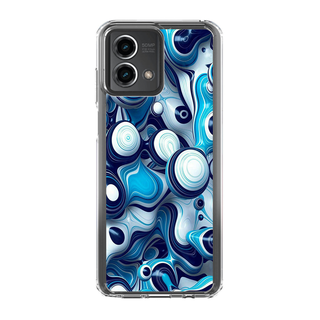 Abstract Art All Blue Motorola Moto G Stylus 5G 2023 Case